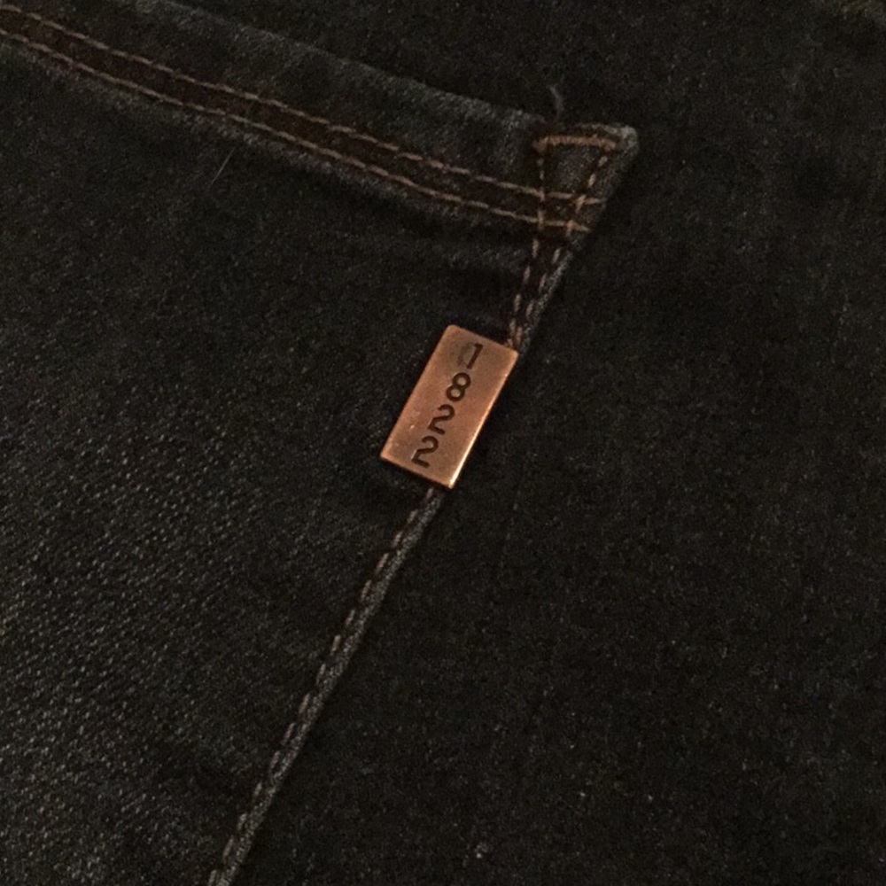 1822 Denim cuff jeans, dark wash
